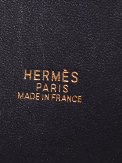 Pre-owned Hermes 2003 Bolide 35 Satchel In Black