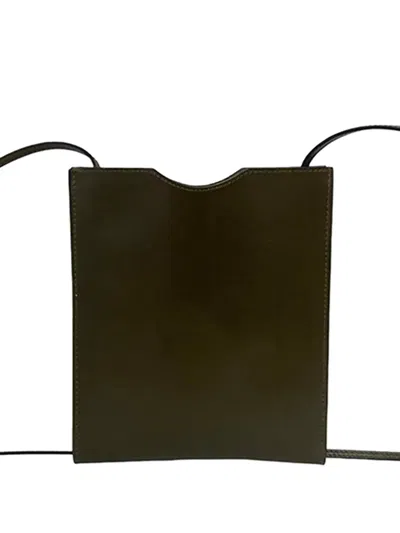 Pre-owned Hermes 2003 Box Calf Onimaitou Crossbody Bag In Brown