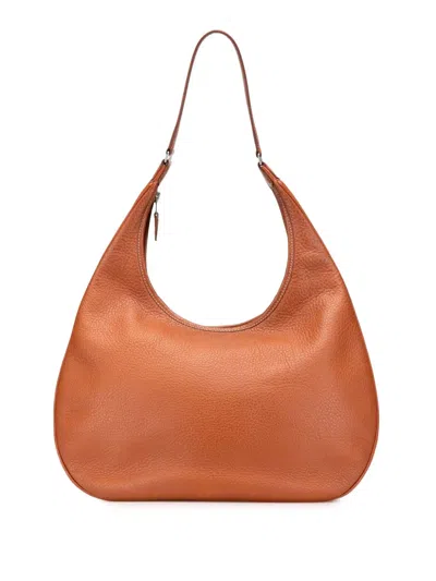 Pre-owned Hermes 2003 Clemence Gao Hobo Bag In Orange