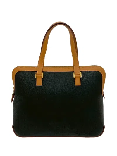 Pre-owned Hermes 2003 Fjord Escapade Tote Bag In Black