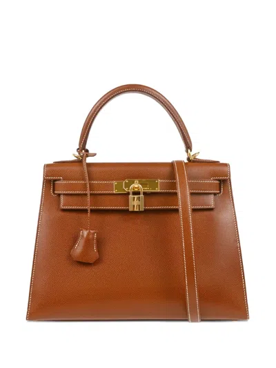 Pre-owned Hermes 2003 Kelly 28 Sellier Two-way Handbag
