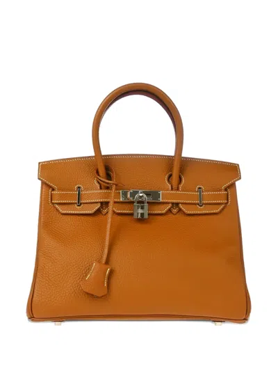 Pre-owned Hermes 2004 Birkin 30 Handbag In Neutral