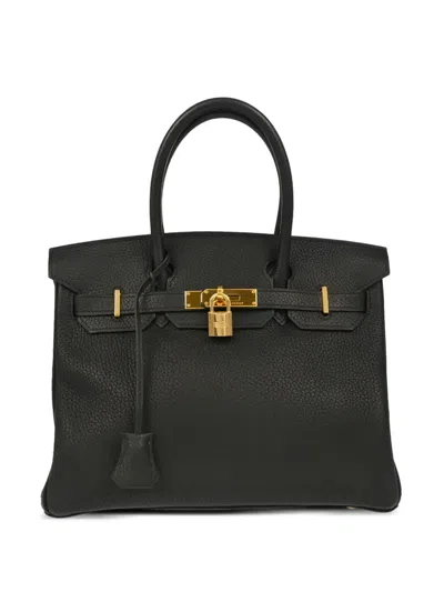 Pre-owned Hermes 2004 Birkin 30 Handbag In Black