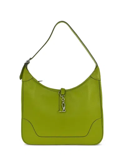 Pre-owned Hermes 2005 31 Trim 31 Tote Bag In Green