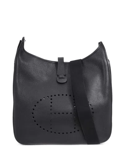 Pre-owned Hermes 2005 Evelyne Ii Tgm Shoulder Bag In 黑色
