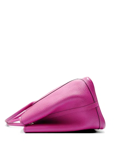Pre-owned Hermes 2005 Garden Party Handbag In Pink