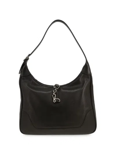 Pre-owned Hermes 2005 Trim Shoulder Bag In 黑色