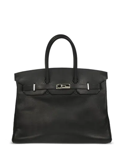 Pre-owned Hermes 2006 Birkin 35 Handbag In Black