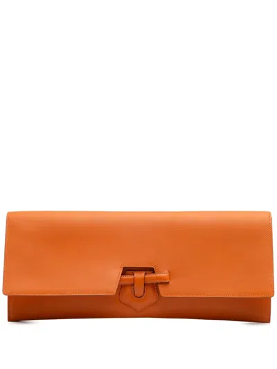 Pre-owned Hermes 2006 Chamonix Maharani Clutch Bag