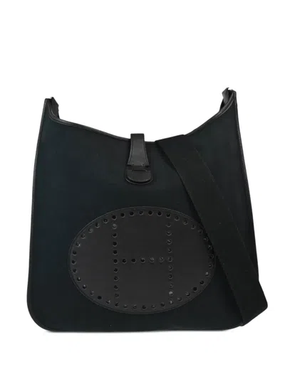 Pre-owned Hermes 2006 Evelyne Ii Tgm Shoulder Bag In 黑色