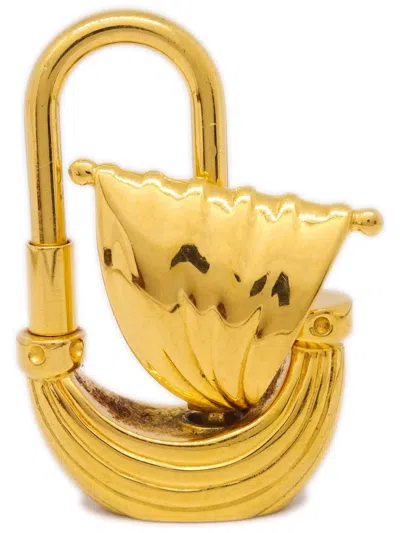 Pre-owned Hermes 2006 L'air De Paris Yacht Padlock In Gold