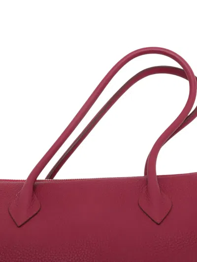 Pre-owned Hermes 2006-2012 Togo Paris Bombay 40 Tote Bag In Red