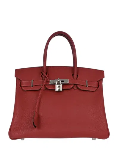 Hermes 2007 30 Birkin Tote Bag In White