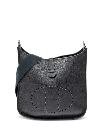 Pre-owned Hermes 2007 Evelyne I Gm Shoulder Bag In Black