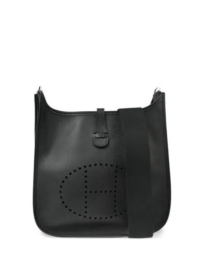 Pre-owned Hermes 2007 Evelyne Ii Gm Shoulder Bag In ブラック
