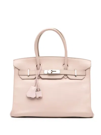 Pre-owned Hermes 2007 Swift Birkin Retourne 30 Handbag In Pink