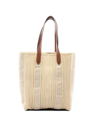 Hermes 2008 Calicut Tote Bag In Neutral