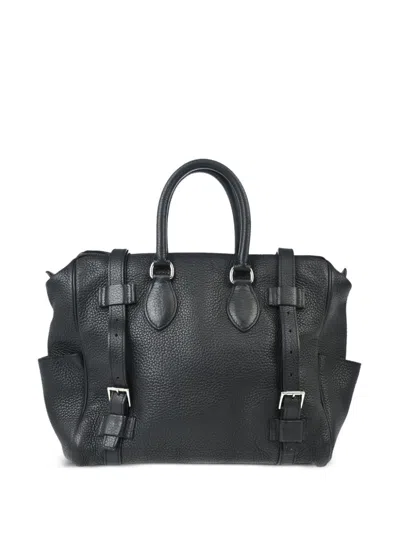Pre-owned Hermes 2008 Pursangle 31 Handbag In Black
