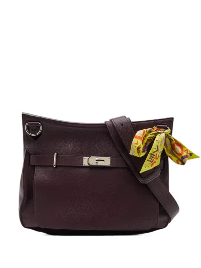 Pre-owned Hermes 2009 34 Jypsiere Shoulder Bag In Red