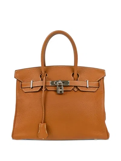 Pre-owned Hermes 2009 Birkin 30 Handbag In Neutral