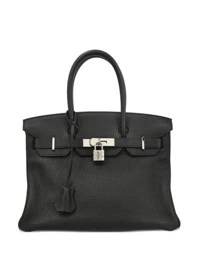 Pre-owned Hermes 2009 Birkin 30 Handbag In Black