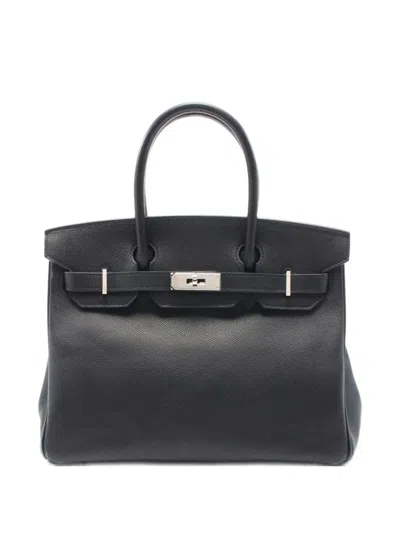 Pre-owned Hermes 2009 Birkin 30 Handbag In Black