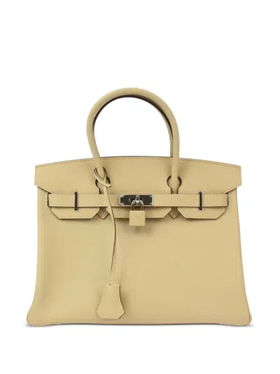 Pre-owned Hermes 2009 Birkin 30 Handbag In Neutrals