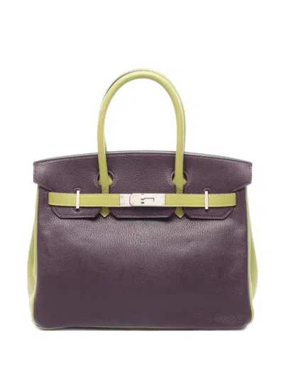 Pre-owned Hermes 2009 Birkin 30 Tote Bag In Purple