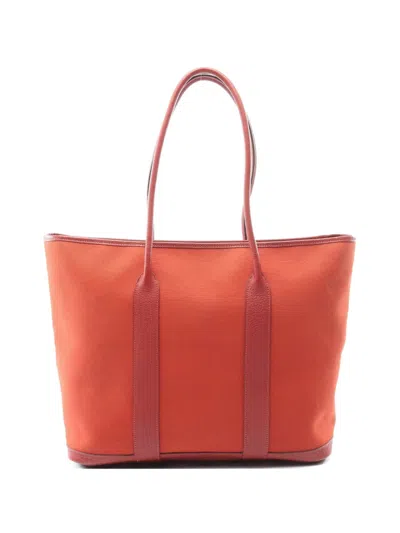 Pre-owned Hermes 2009 Garden Mm Shoulder Bag In Red