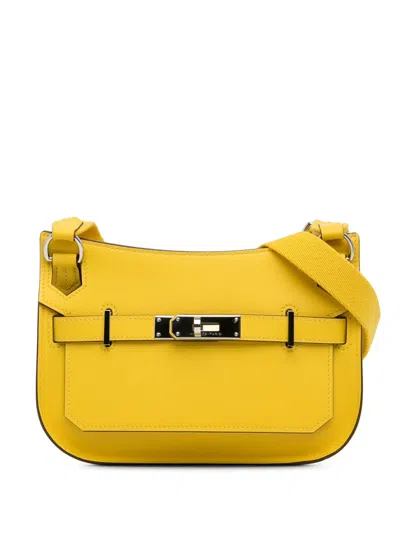 Pre-owned Hermes 2009  Swift Mini Jypsiere In Yellow