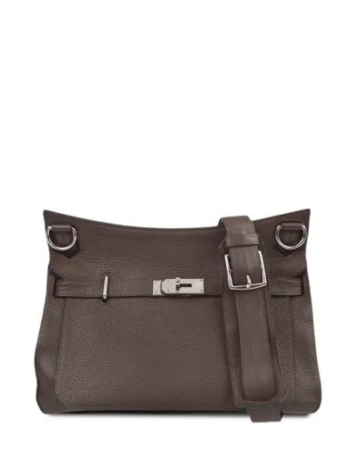 Pre-owned Hermes 2009 Jypsière 34 Shoulder Bag In Brown