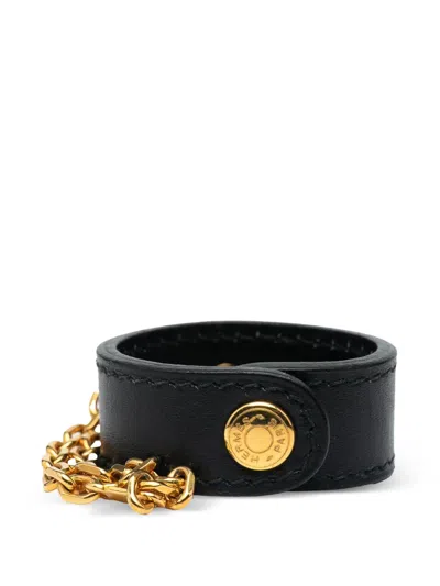 Pre-owned Hermes 2010-2025 Swift Glove Holder Key Holder In Black