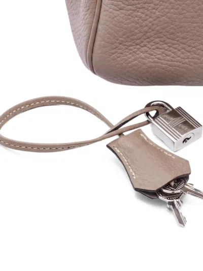 Pre-owned Hermes 2010 35 Birkin Tote Bag In Neutral