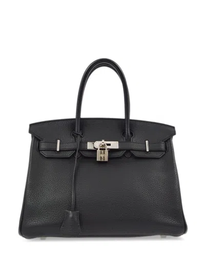 Pre-owned Hermes 2010 Birkin 30 Handbag In Black