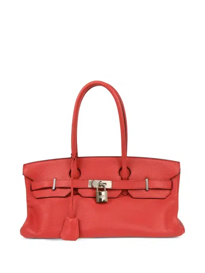 Pre-owned Hermes 2010 Birkin Shoulder Bag In Red