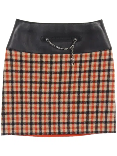 Pre-owned Hermes 2010 Cashmere-blend Skirt In Neutrals