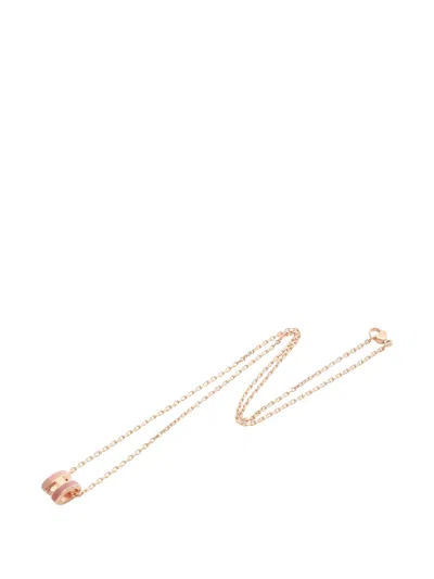 Pre-owned Hermes 2010 Mini Pop H Necklace In Pink