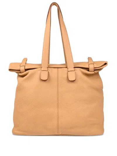 Pre-owned Hermes 2010 Thar Tote Bag In Neutral