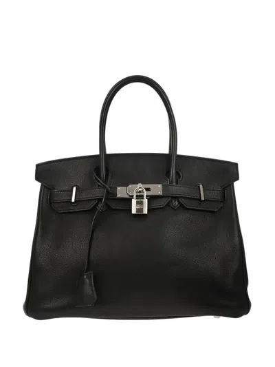 Pre-owned Hermes 2010 Veau Evergrain Birkin 30 Handbag In Black
