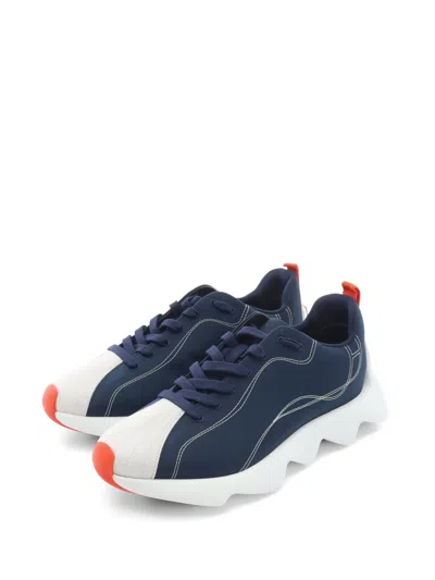 Pre-owned Hermes 2010s Anvol Sneakers In Blue