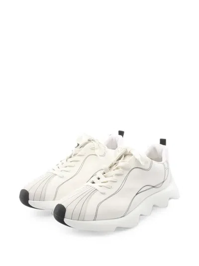 Pre-owned Hermes 2010s Anvol Sneakers In White