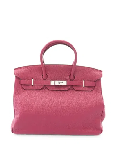 Pre-owned Hermes 2010s Birkin 35 Togo Tote Bag In Pink