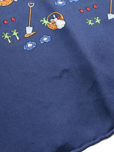 Pre-owned Hermes 2010s Blue Scarf