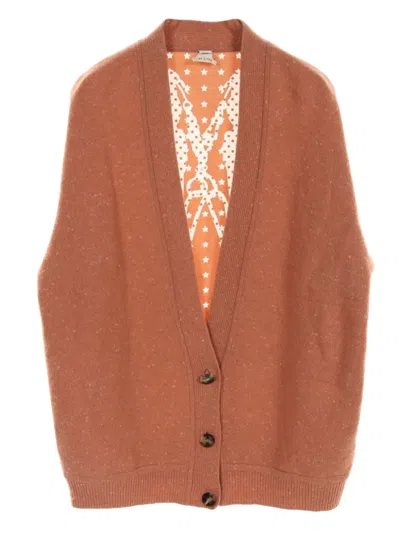 Pre-owned Hermes 2010s Brides De Gala Cardi-coat In Pink