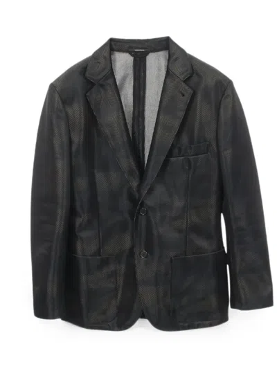 Pre-owned Hermes 2010s Buttoned Blazer In 黑色