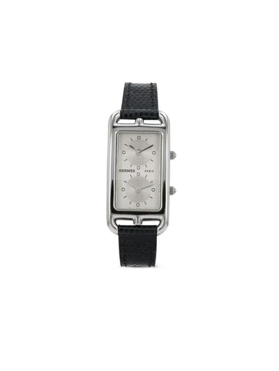 Pre-owned Hermes 2010s Cape Cod Nantucket 40mm In 银色