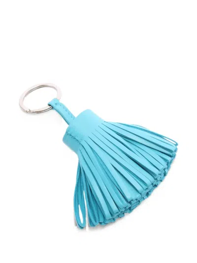 Pre-owned Hermes 2010s Carmen Tassel Keyring In Blue