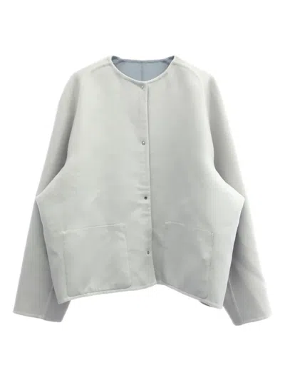 Pre-owned Hermes 2010s Cashmere Jacket In White