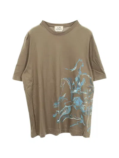 Pre-owned Hermes 2010s Cavalcade T-shirt In Green