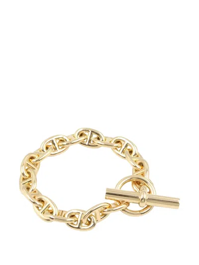 Pre-owned Hermes 2010s Chaine D'ancre Bracelet In Gold